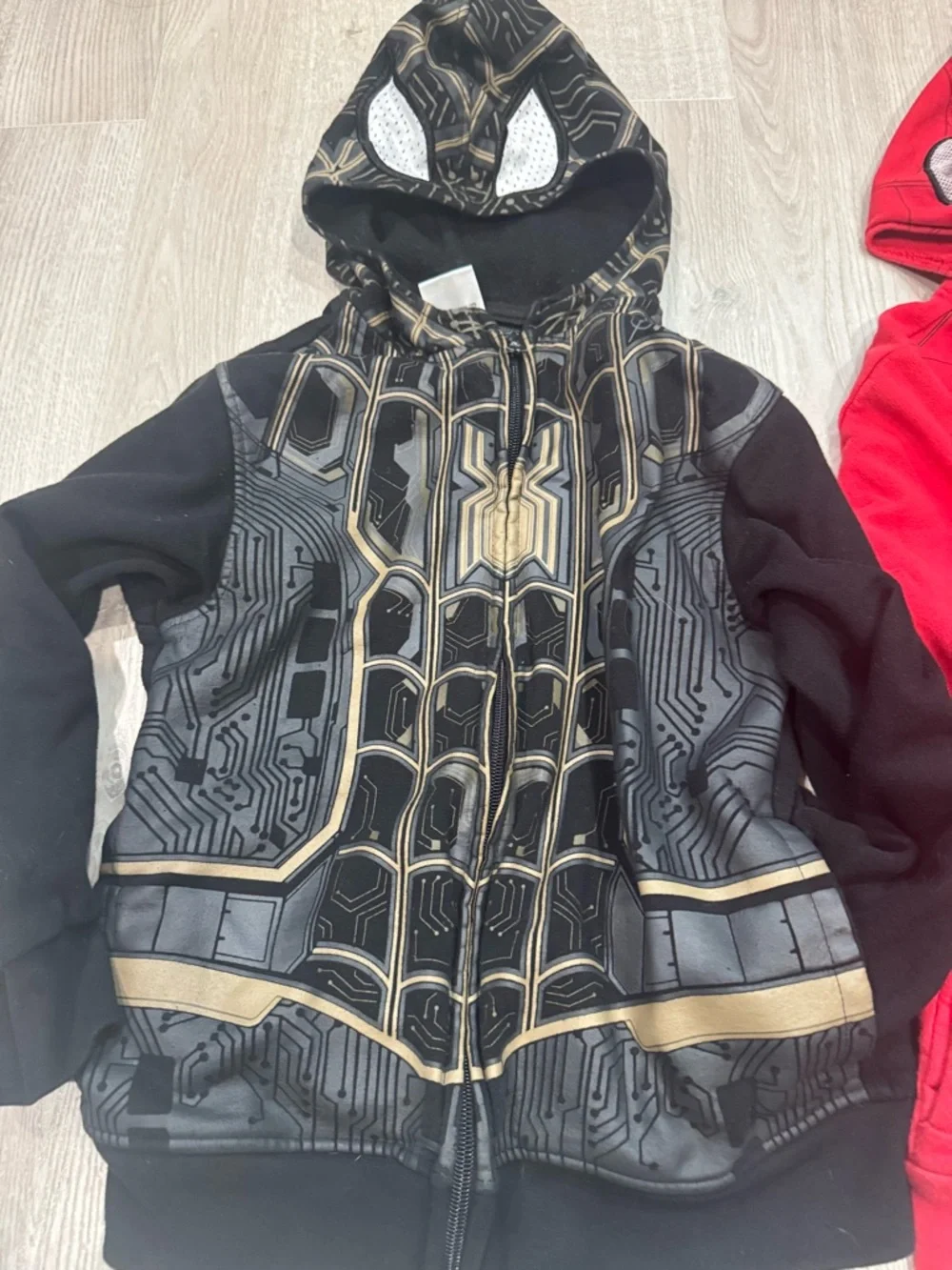 GUC Marvel | Spiderman Classic + No Way Home | Zip Hoodie | Sz Small | Set of 2